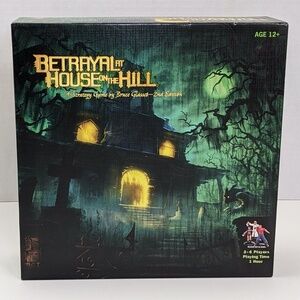 Betrayal at House on the Hill 2nd Edition Board Game Avalon Hill 2010 Complete